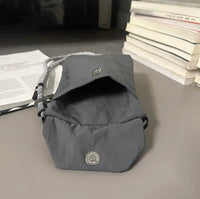 Modern Unisex Nylon Crossbody Bag with Secure Flap – Lightweight Daily Carry